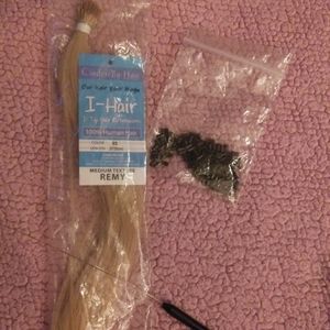 100% Human hair (Remy) Blonde#22. 50 strands I-Tip